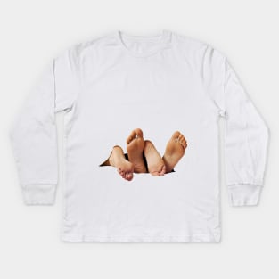 Feet Kids Long Sleeve T-Shirt